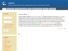 Tablet Screenshot of cebug.org